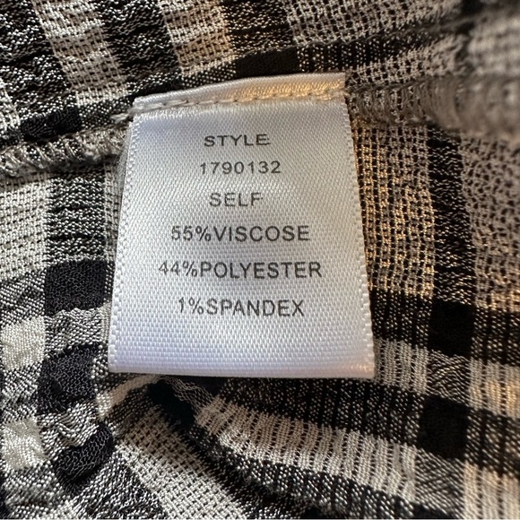 Current Air Plaid Sleeveless Dress S Gray Black - Picture 14 of 15